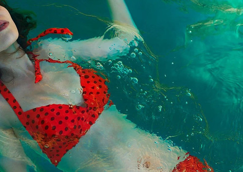 Toast polka dot bikini - bikini, top